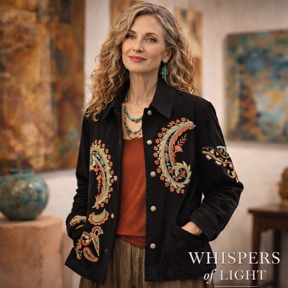 ✨ Whispers of Light Closet — Artful Statement Jacket by Alex Kim ✨ - Picture 5 of 13